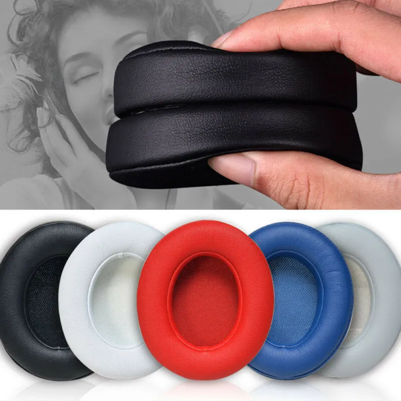 2Pc Soft Ear Pad Cup Cushion By Dr Dre Studio Replacement Fit 2.0 Wireless Beats