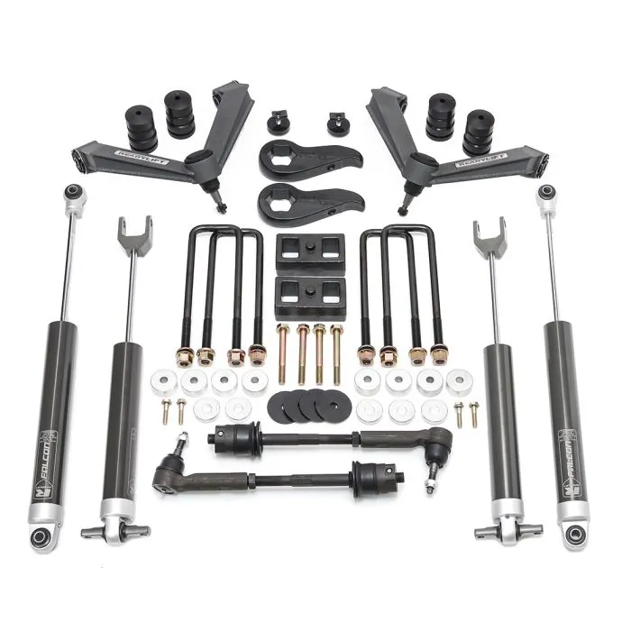 3.5'' SST Lift Kit Front With 2'' Rear With Fabricated Control Arms And Falcon 1.1 Monotube Shocks- Chevrolet Silverado 2500 HD / GMC Sierra 2500 HD 2020-2021