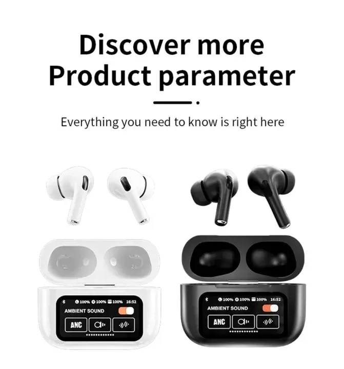 A9 Pro Airpods | Airpods With Screen