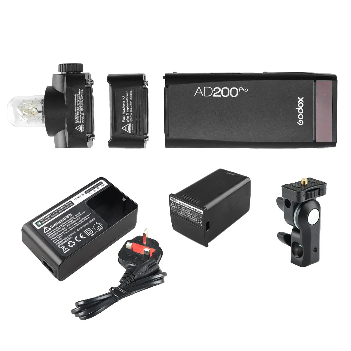 AD200PRO Flash with Creative Gels Barndoor Set (BD-07)