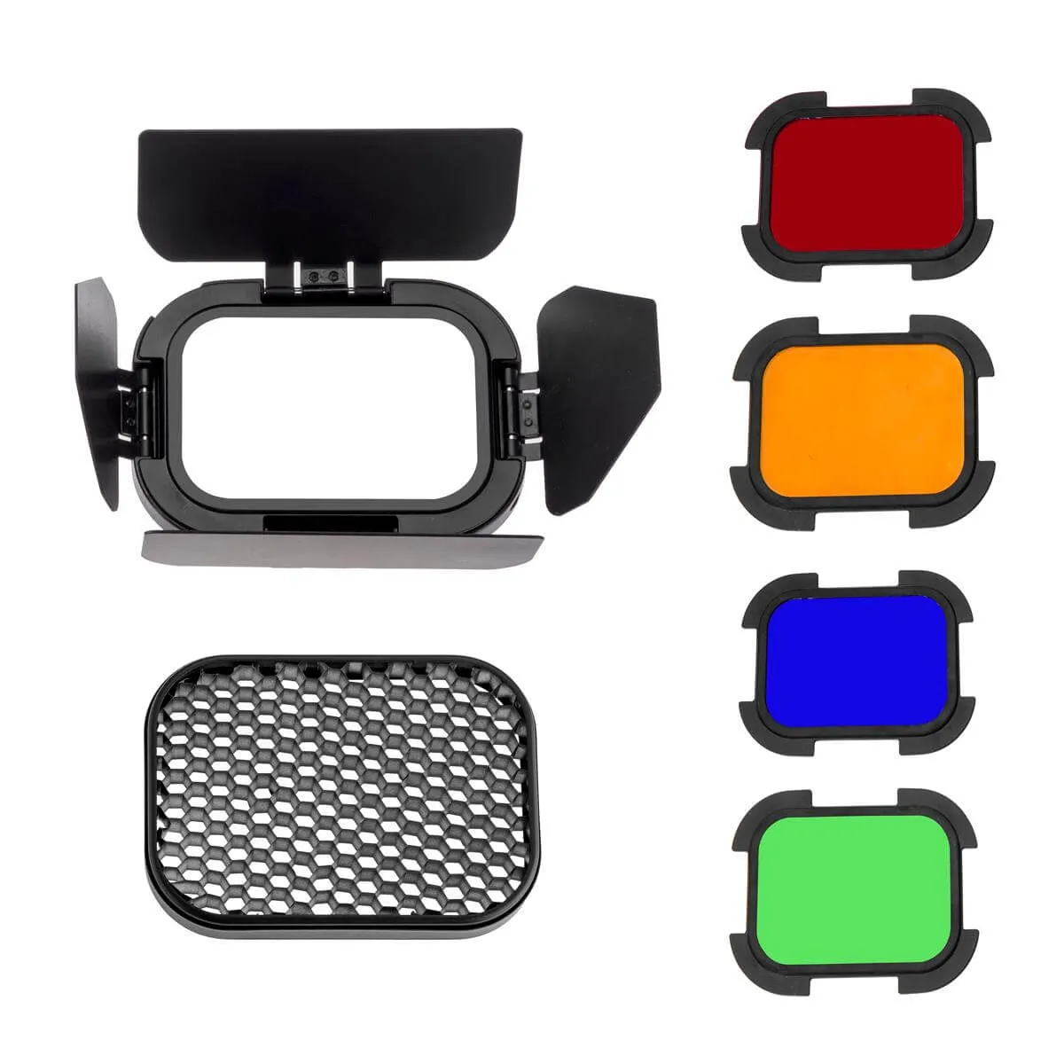 AD200PRO Flash with Creative Gels Barndoor Set (BD-07)