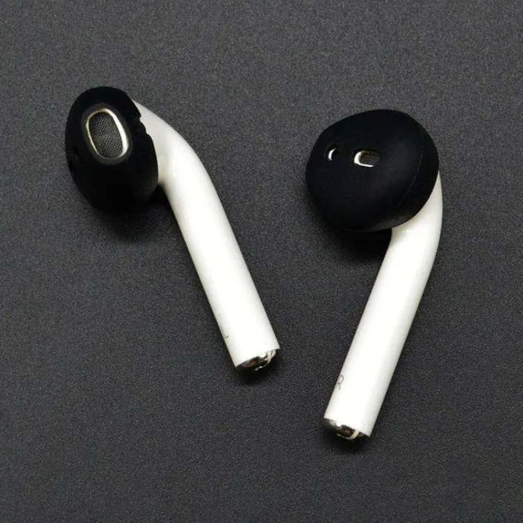 Amzer Wireless Bluetooth Earphone Silicone Ear Caps Earpads for Apple Airpods (1 Pair) - white