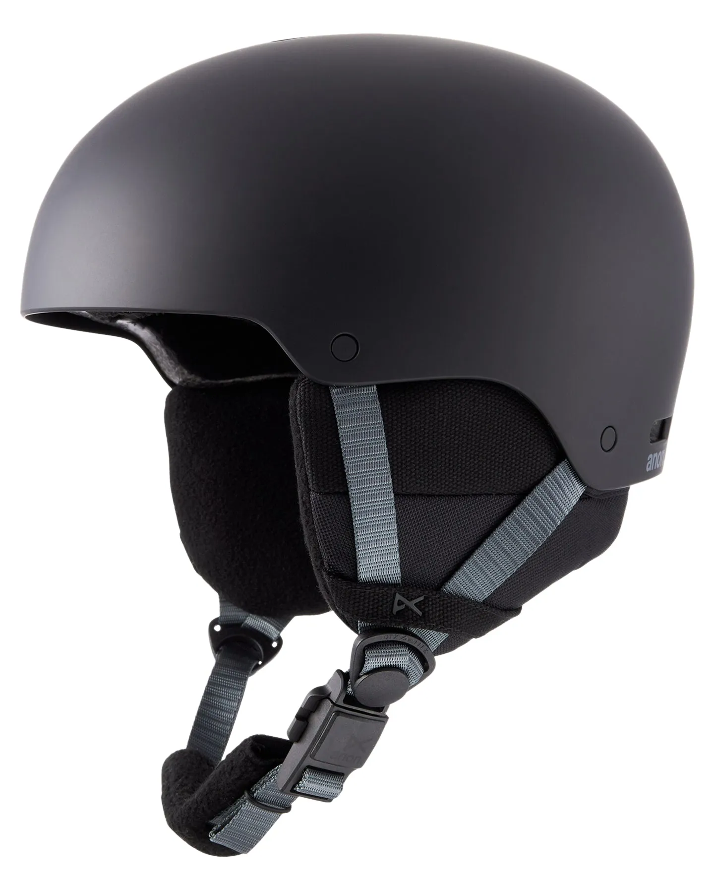 Anon Kids' Rime 3 Round Fit Snow Helmet - Black