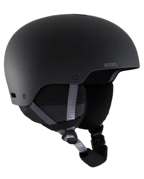 Anon Kids' Rime 3 Round Fit Snow Helmet - Black