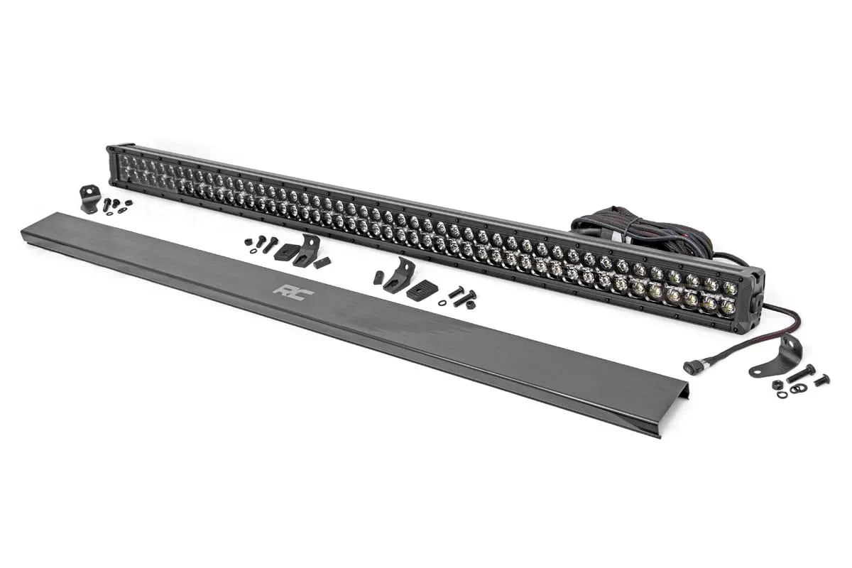 Black Series LED Light | 50 Inch | Dual Row | White DRL