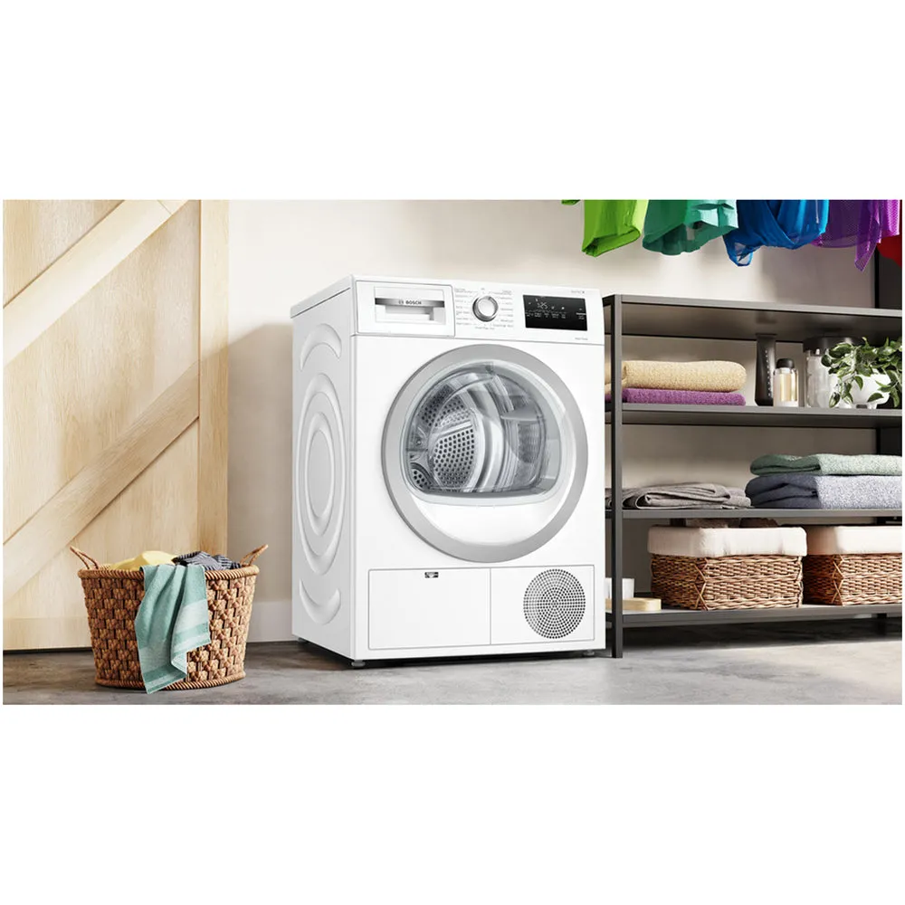 Bosch WTH85225GB Series 4 8kg Heat Pump Tumble Dryer White