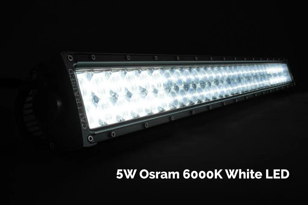 Cali Raised LED 14" Dual Row 5D Optic OSRAM LED Bar