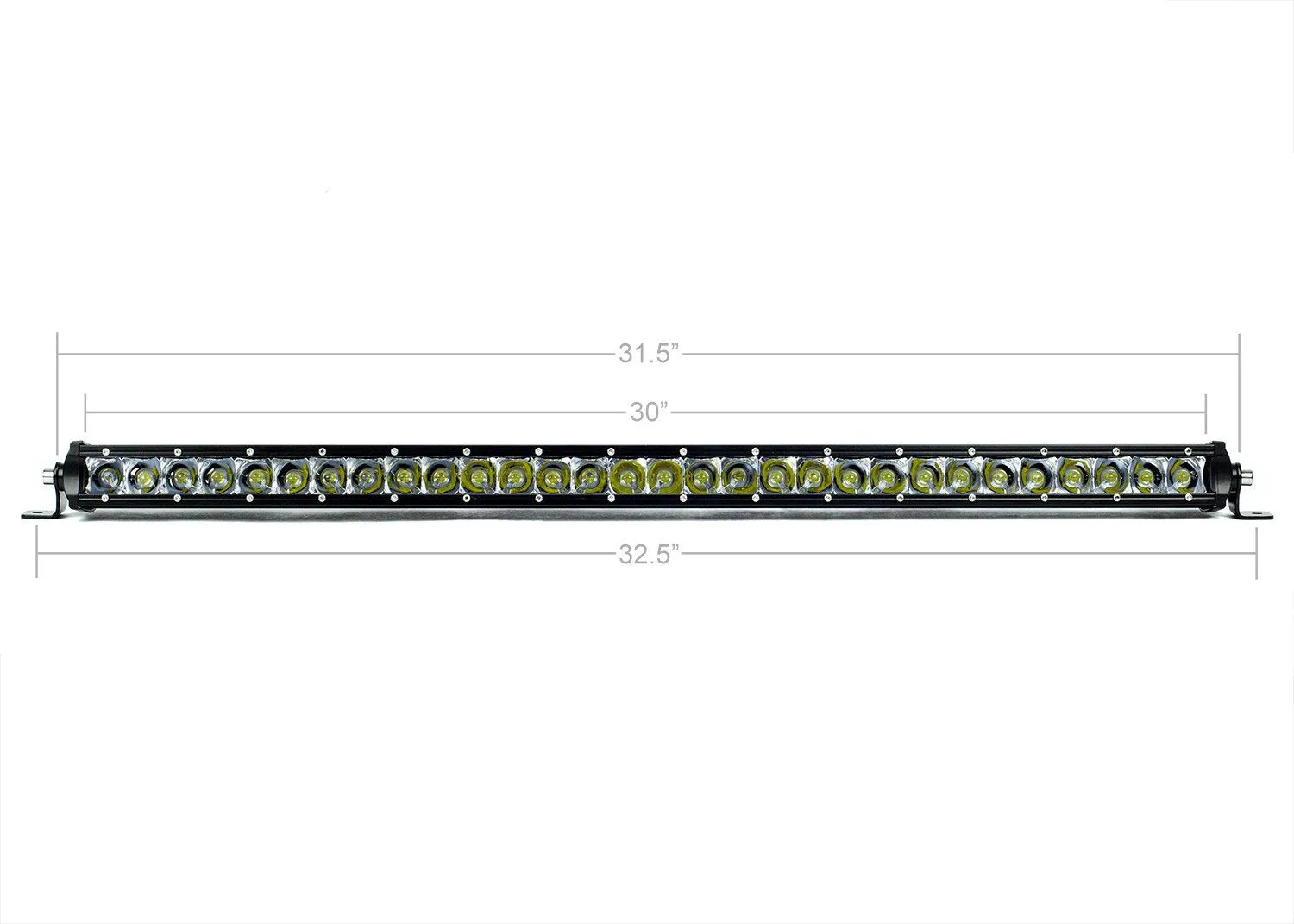 Cali Raised LED 32" Slim Single Row LED Light Bar