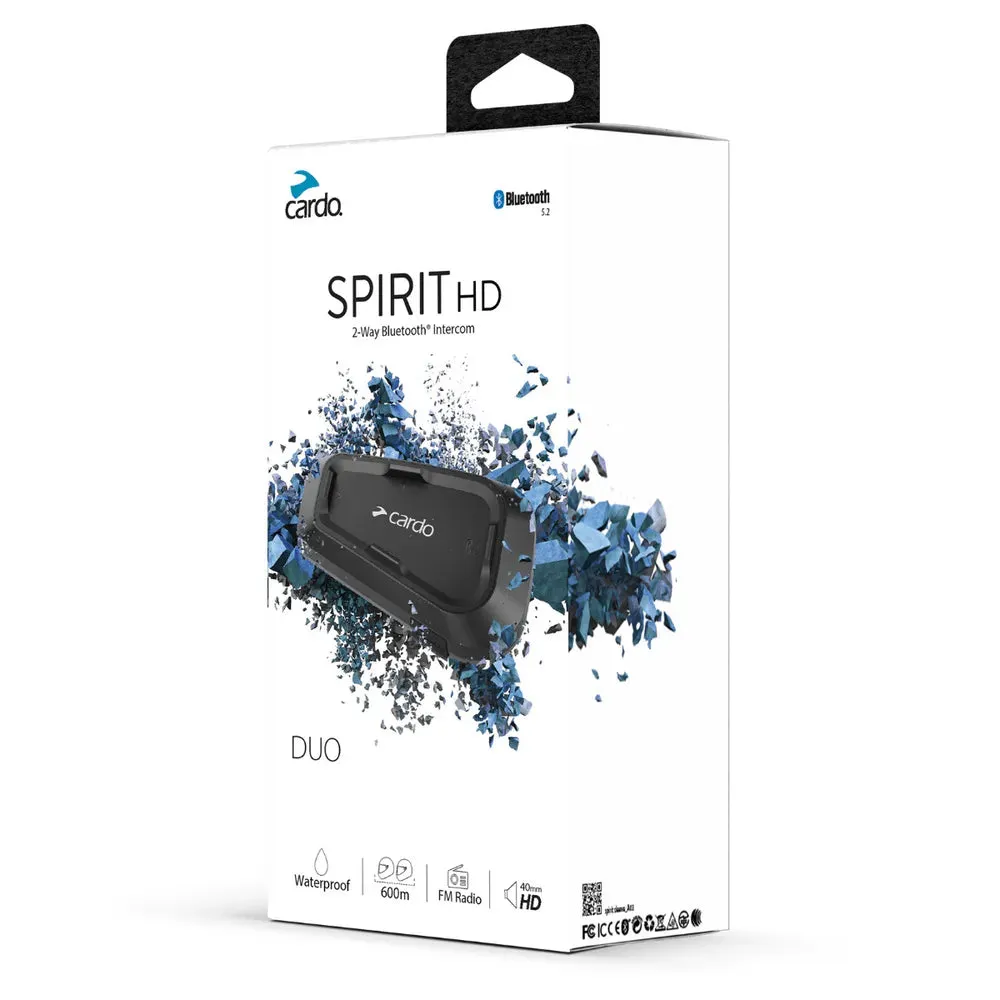 Cardo Spirit HD Headset - Duo Pack