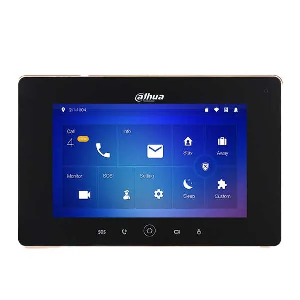 Dahua / Wi-Fi / Color Indoor Monitor / 7-inch Touchscreen / Black / 5 Year Warranty / DH-VTH5221D-S