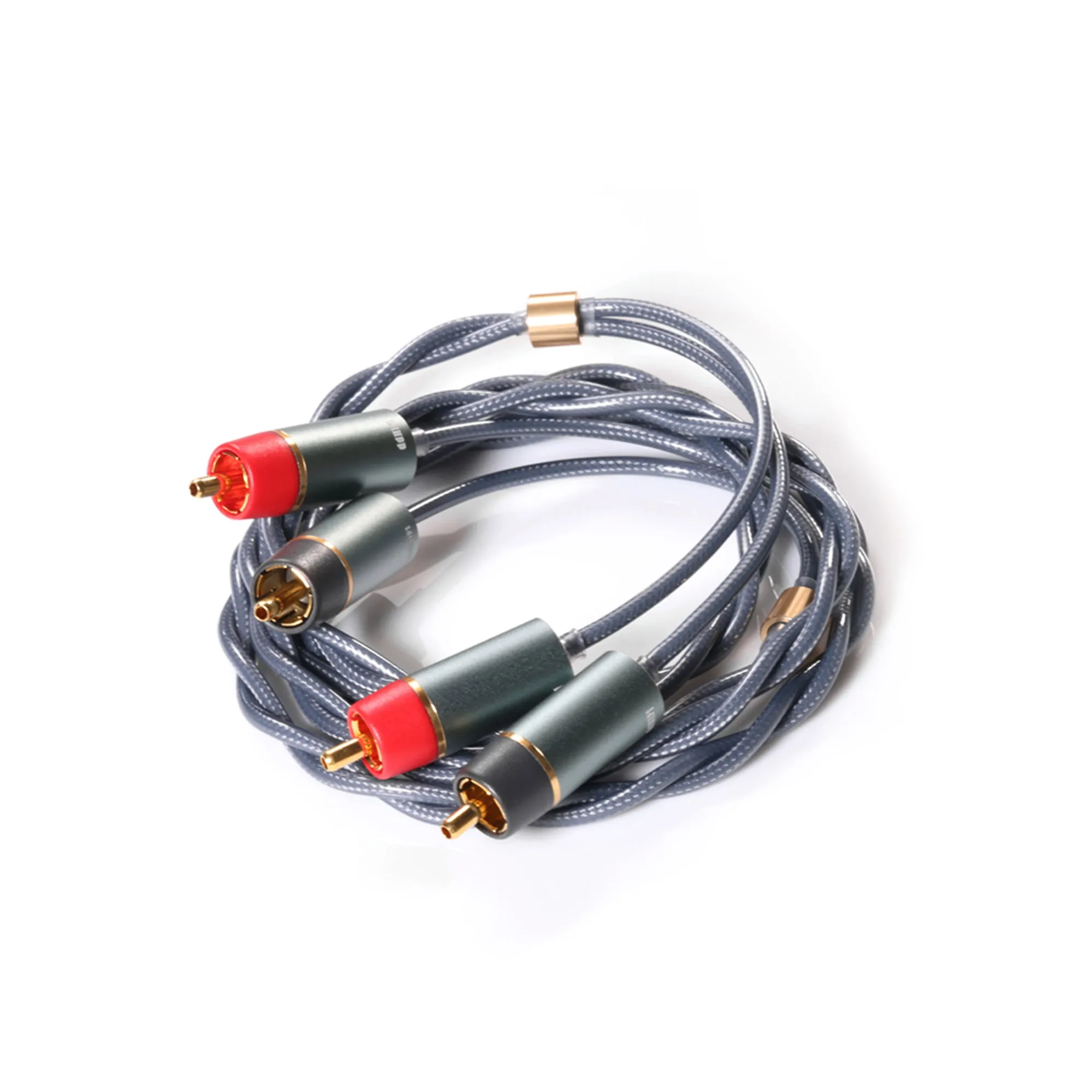 ddHiFi RC Series Shielded Silver RCA Interconnect Cable