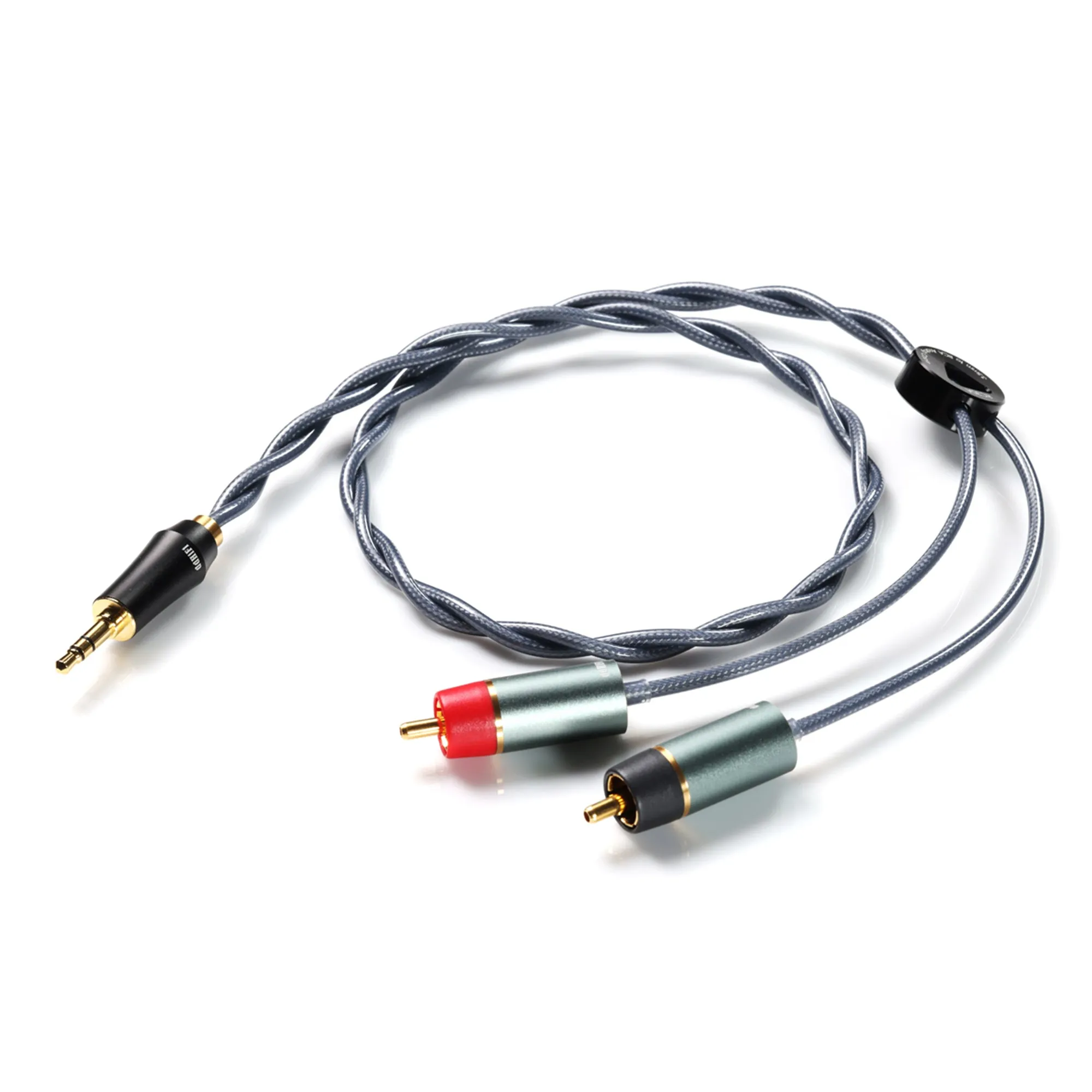 ddHiFi RC Series Shielded Silver RCA Interconnect Cable