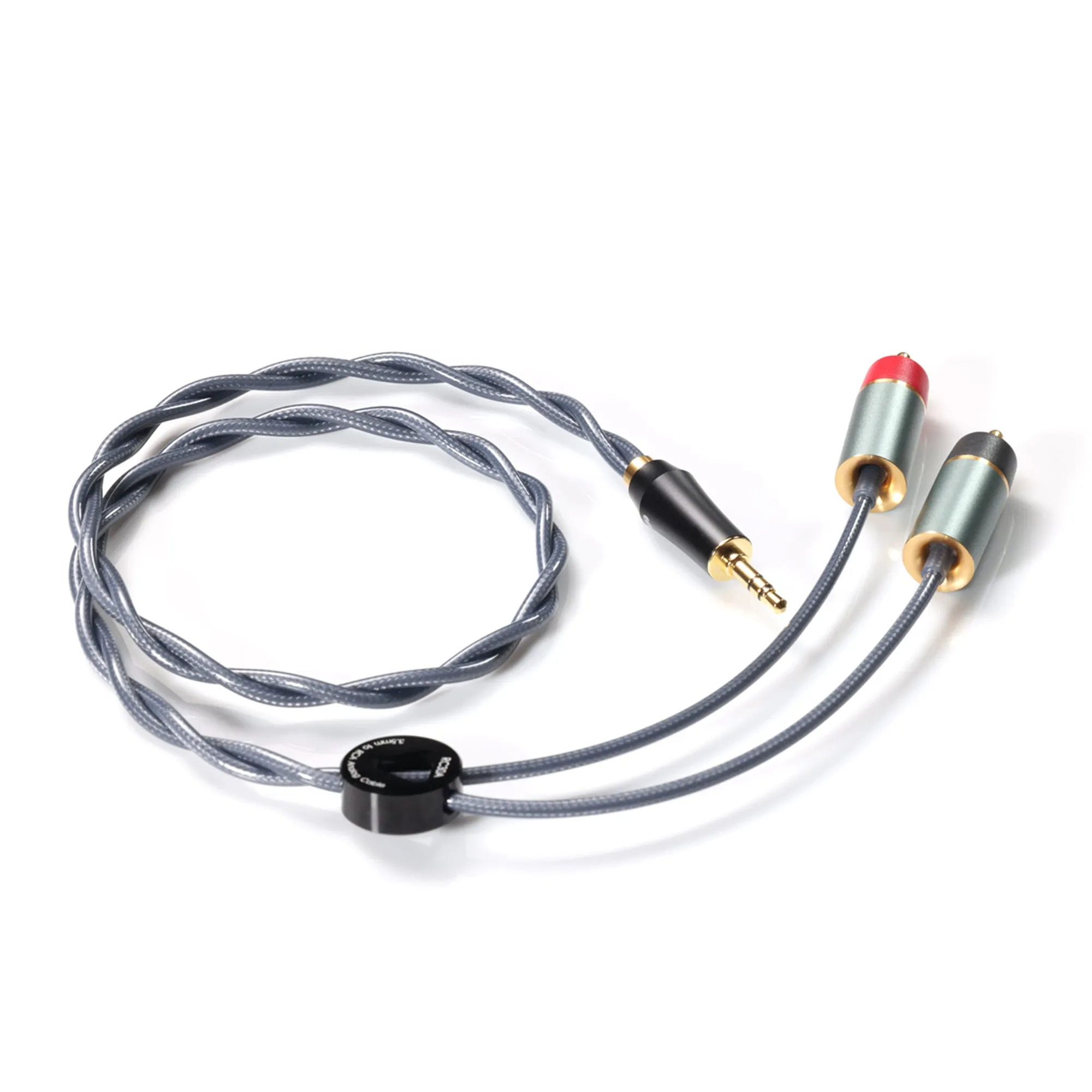 ddHiFi RC Series Shielded Silver RCA Interconnect Cable