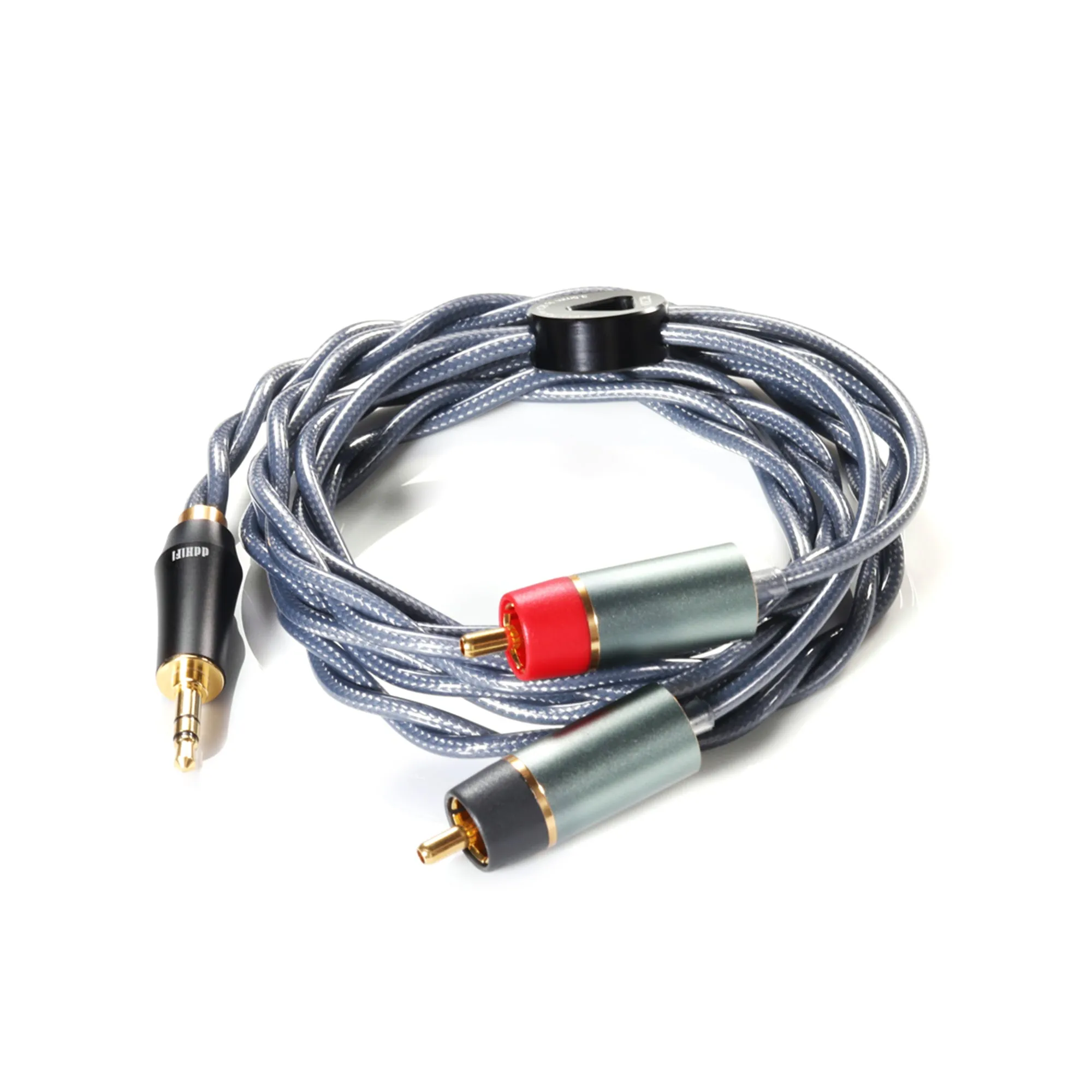 ddHiFi RC Series Shielded Silver RCA Interconnect Cable