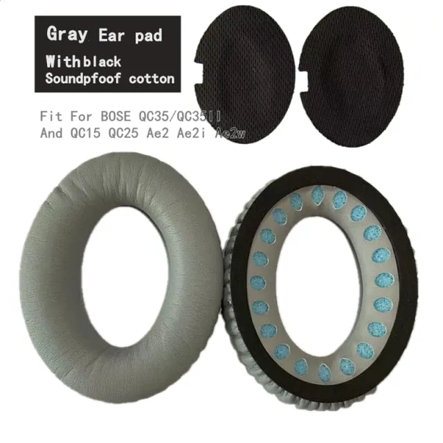 Earpads for BOSE QC35 QC25 QC15 AE2 SoundTrue Headphone Memory Foam Pads