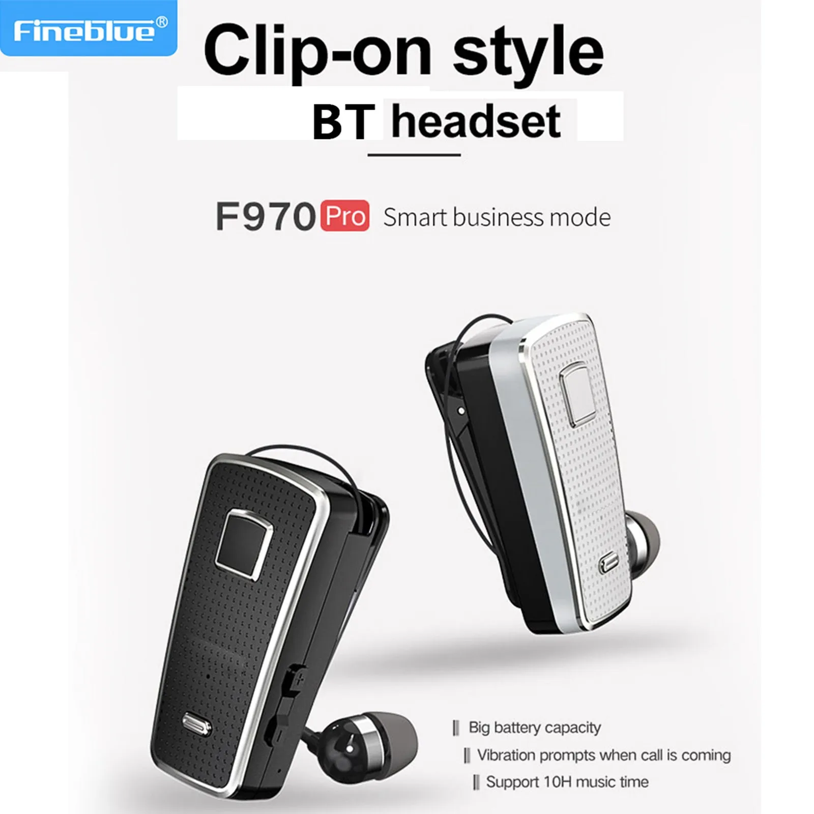 F970 Pro Clip-on In-ear Earphone