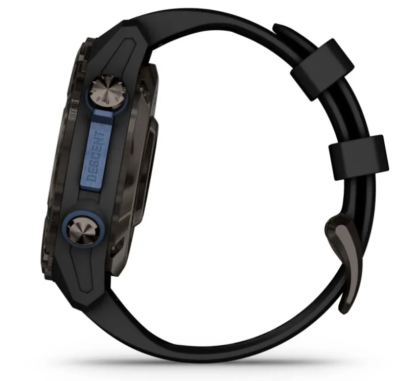 Garmin Descent™ Mk3i – 43mm Titanium Dive Computer with Silicone Band   Descent T2 Transceiver (Option)