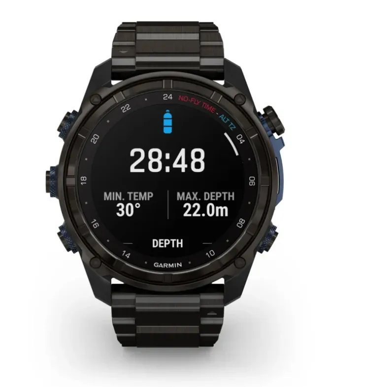 Garmin Descent™ Mk3i – 51mm Carbon Grey DLC Titanium   Descent T2 Transceiver (Option)