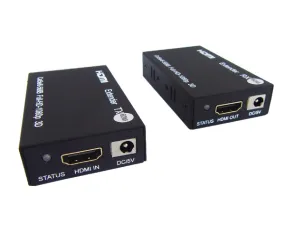 HDMI Extender, 60 Meter (200Ft) Single CAT5E/6 Cable with Bi-Directional IR Control, 1080p 60Hz