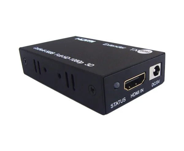 HDMI Extender, 60 Meter (200Ft) Single CAT5E/6 Cable with Bi-Directional IR Control, 1080p 60Hz