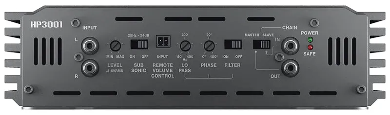 Hertz HP 3001 SPL Show D-Class Mono Amplifier with Crossover