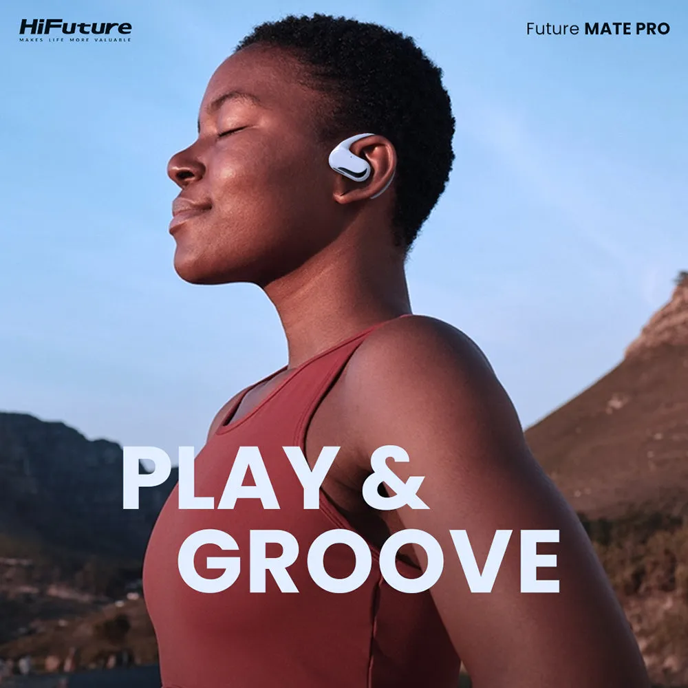 HiFuture FutureMate Pro Open-Ear Air Conduction Wireless Earphones (Grey/White)