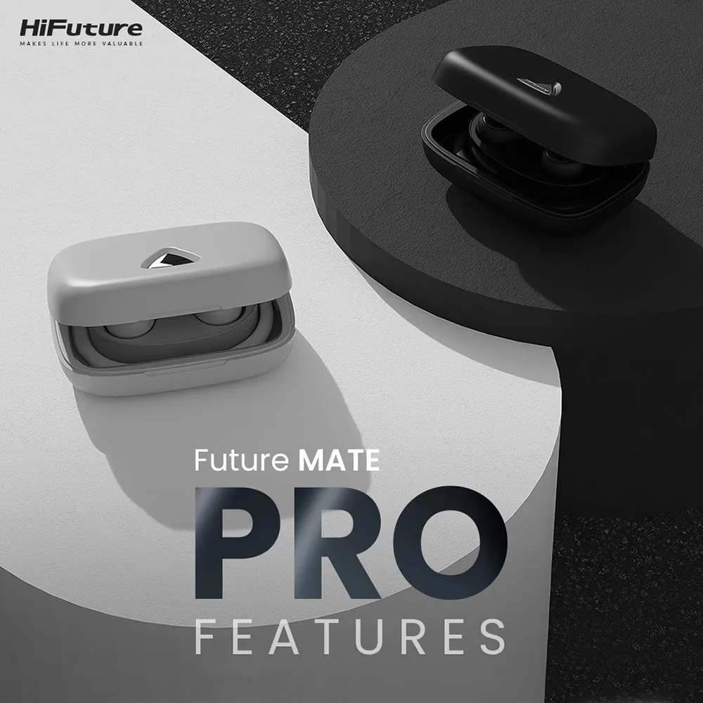 HiFuture FutureMate Pro Open-Ear Air Conduction Wireless Earphones (Grey/White)