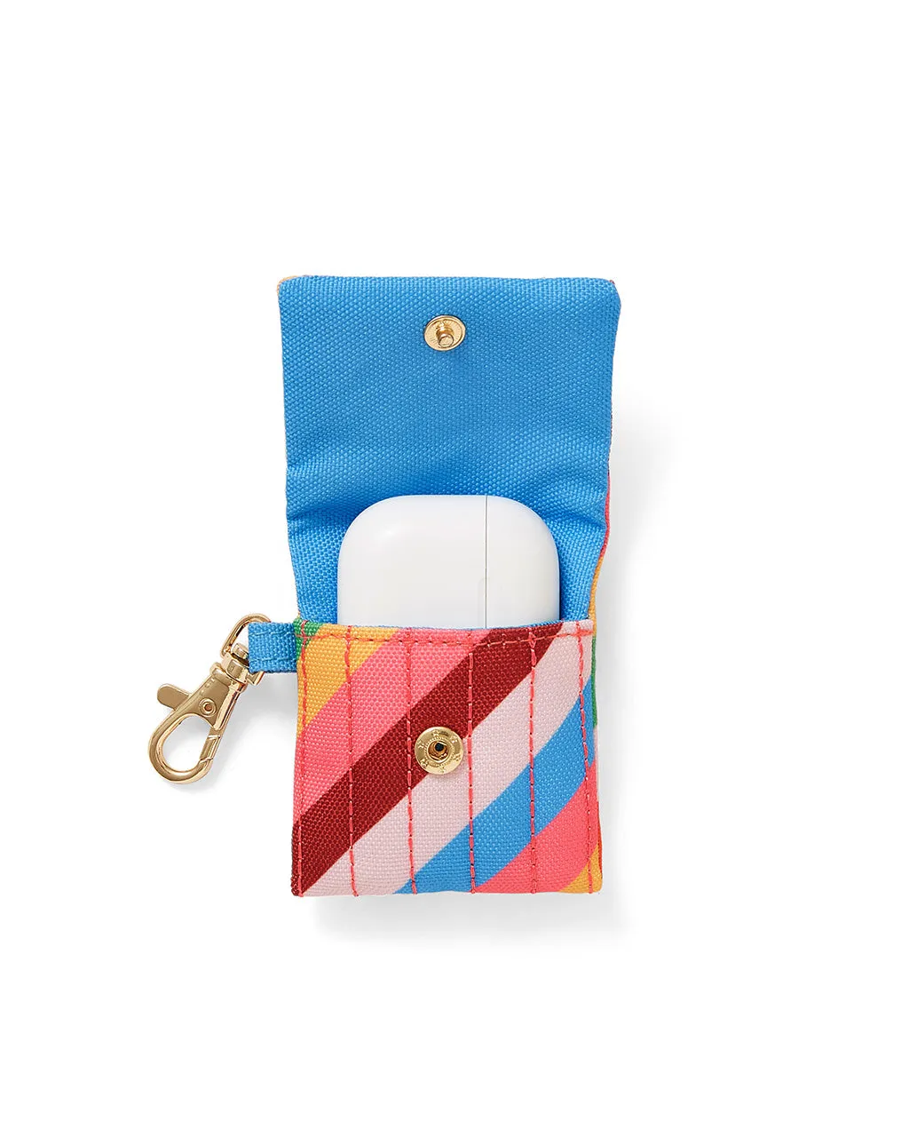 Hold It! Wireless Earbuds Case - Rainbow Stripe