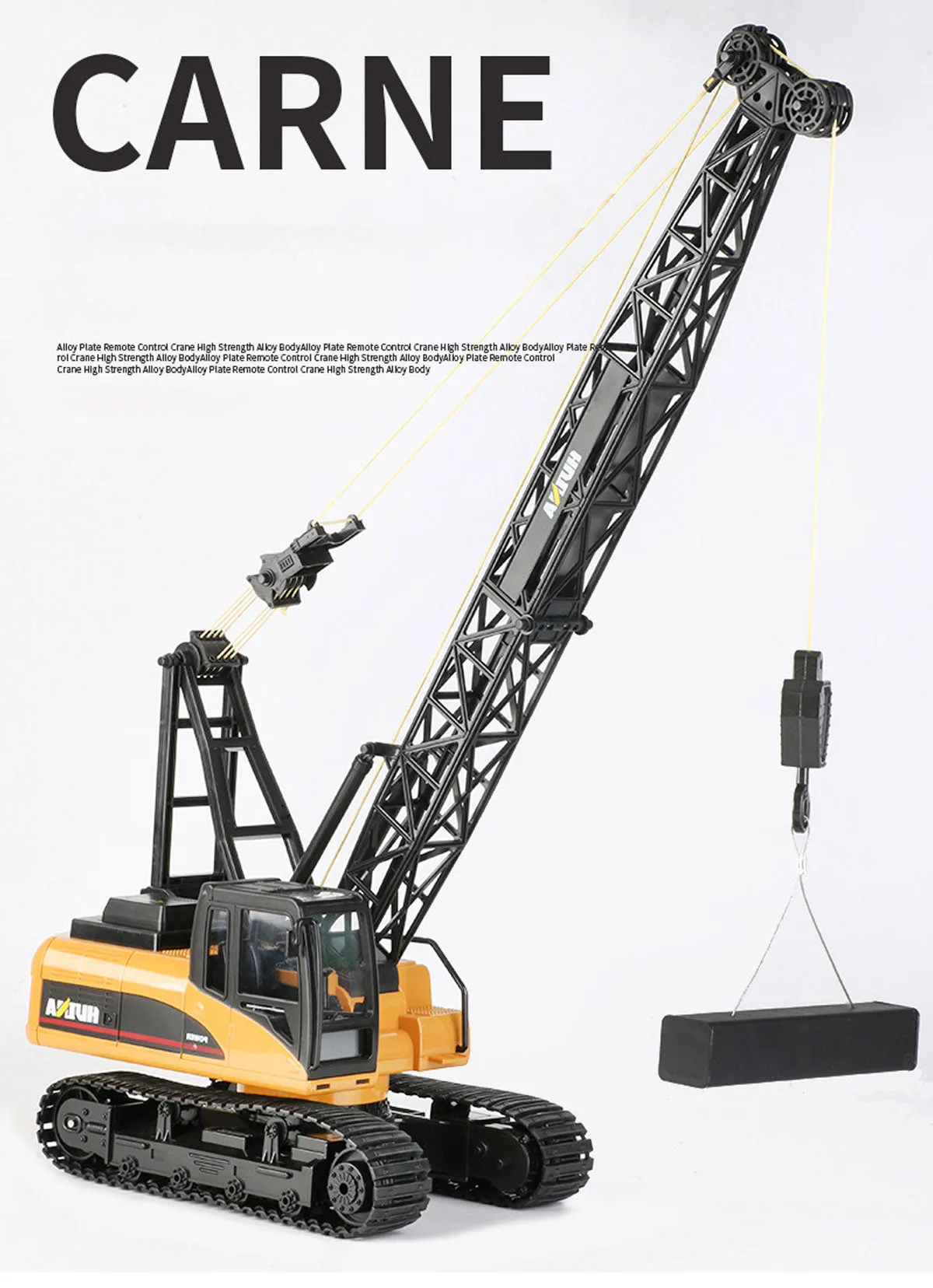 Huina RC CRANE 1:14 2.4Ghz Construction Tower Excavator Truck Toy Kids Boys Gift