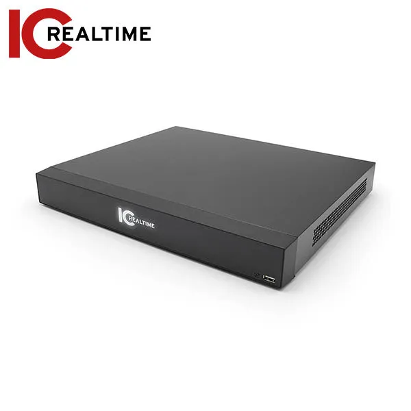 IC Realtime - HDVR-MX0808-1U4K-AI3 / 8Ch Coax   8 IP / Shelf-Mount Pentabrid / 20TB Max (Starting At 2TB HDD) / 8MP (Coax & IP) Support / 128MBPS Bandwidth