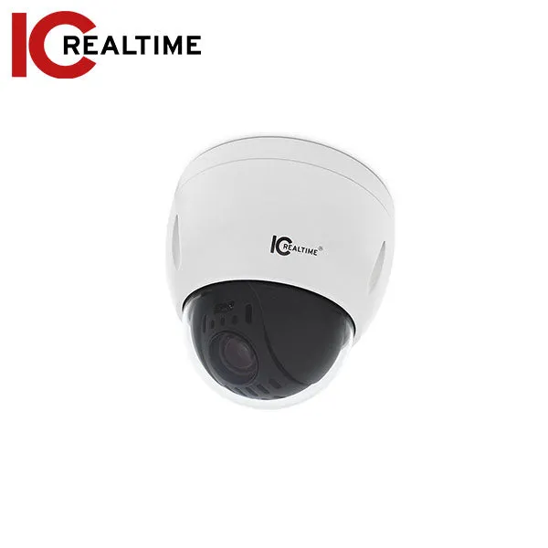 IC Realtime - ICIP-P2012T / 2MP IP Mid Size PTZ / 12X Optical Zoom / PoE   Capable (Flush Mount)