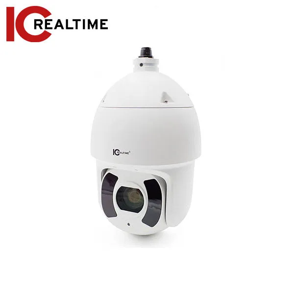 IC Realtime - IPFX-P2030X-IRW1 / 2MP IP Full Size Starlight PTZ / 30X Optical Zoom / 656 Ft Smart IR / Ai On-Board Analytics