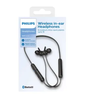 In-Ear Wireless Headphones with Mic Black