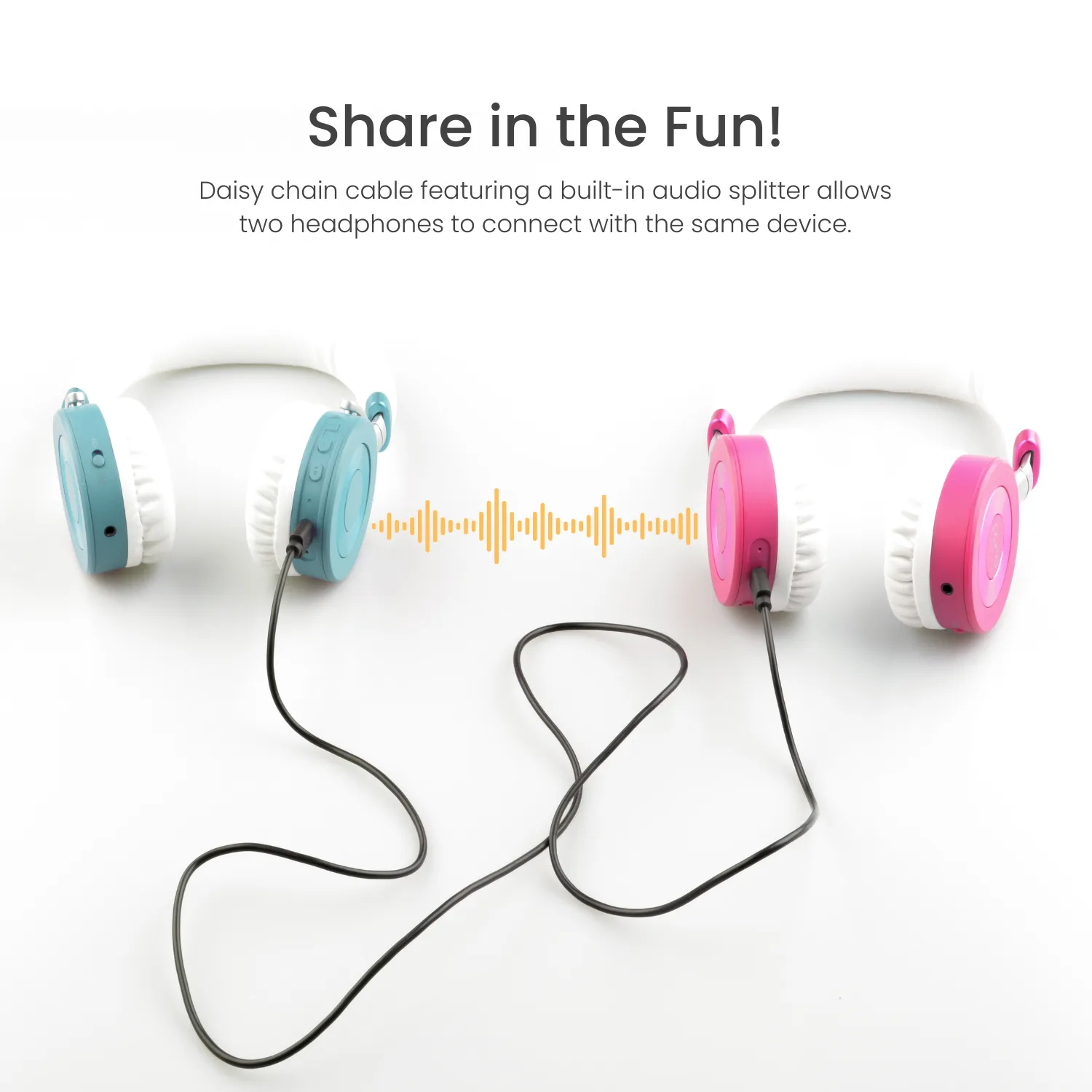 JuniorJams-Plus Volume Limited On-Ear Headphones For Kids