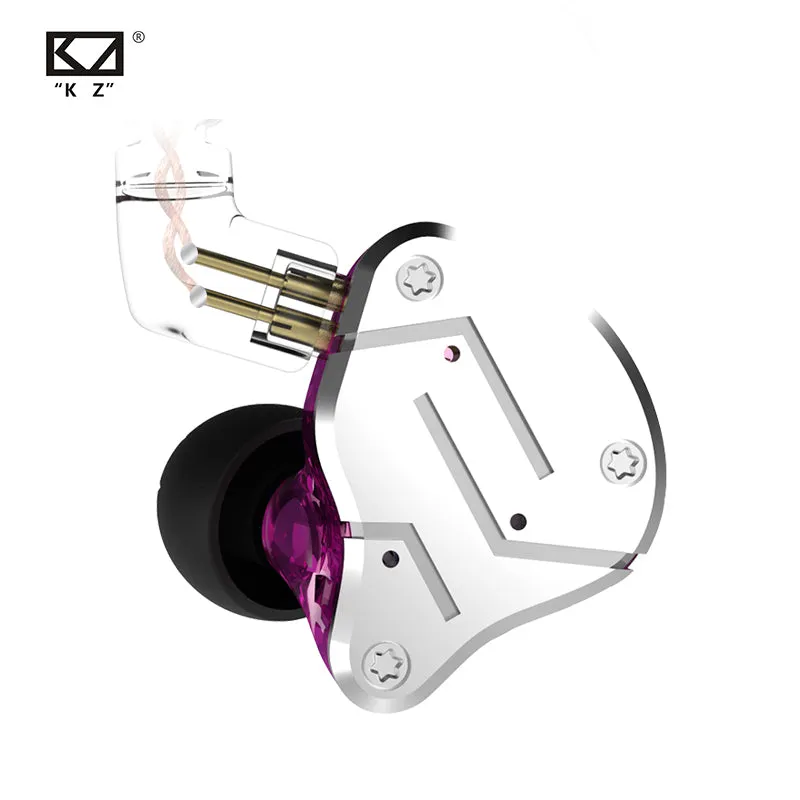 【KZ ZSN】 in Ear Earphone 1BA 1DD Stereo High Fidelity Earphone, KZ Earbuds High Resolution in Ear Monitor Headphone