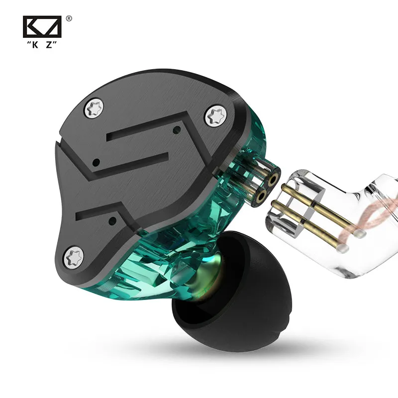 【KZ ZSN】 in Ear Earphone 1BA 1DD Stereo High Fidelity Earphone, KZ Earbuds High Resolution in Ear Monitor Headphone