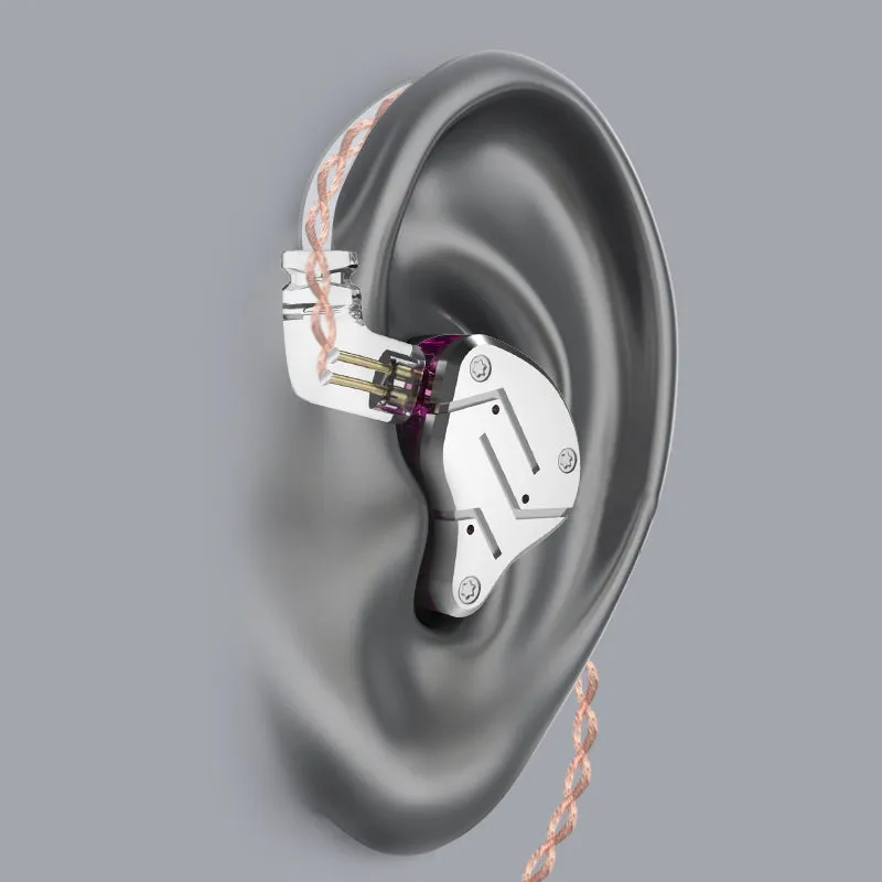 【KZ ZSN】 in Ear Earphone 1BA 1DD Stereo High Fidelity Earphone, KZ Earbuds High Resolution in Ear Monitor Headphone