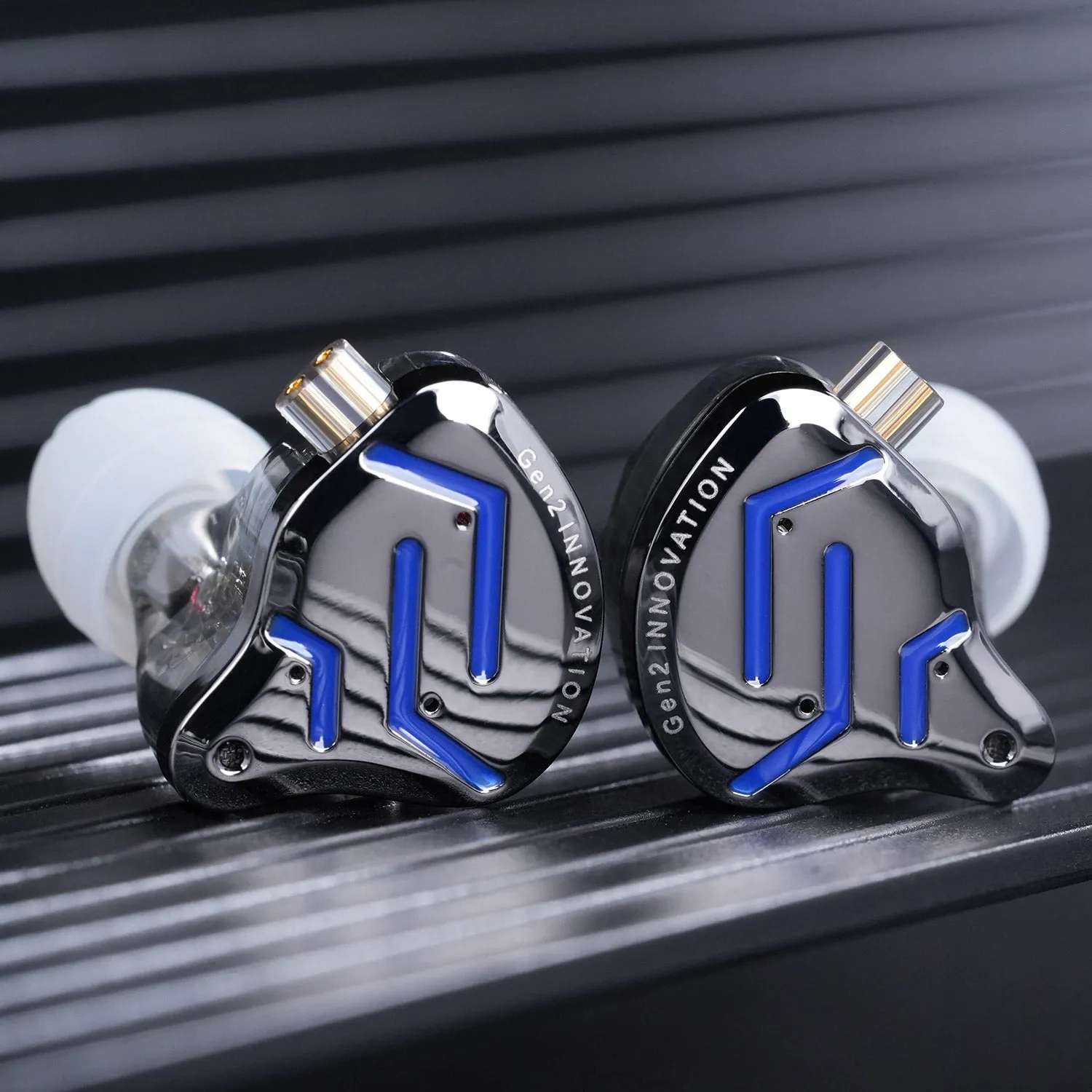 【KZ ZSN Pro 2】 Audiophiles in-Ear Monitors Headphones Metal Earphones 1BA 1DD Hybrid HiFi Bass Clear Sound IEMs Wired Earbuds for