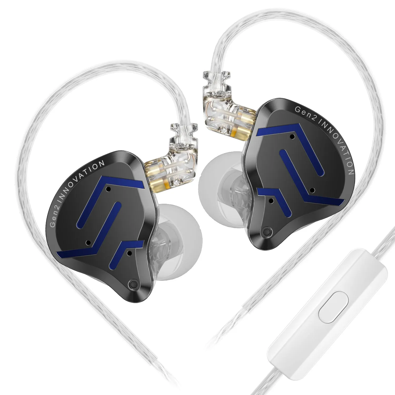 【KZ ZSN Pro 2】 Audiophiles in-Ear Monitors Headphones Metal Earphones 1BA 1DD Hybrid HiFi Bass Clear Sound IEMs Wired Earbuds for