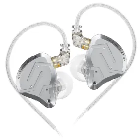 【KZ ZSN Pro 2】 Audiophiles in-Ear Monitors Headphones Metal Earphones 1BA 1DD Hybrid HiFi Bass Clear Sound IEMs Wired Earbuds for