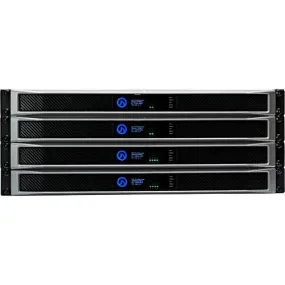 LEA Professional CONNECT 354D 19" 4-Channel Amplifier with Dante Inputs, 350W per Channel