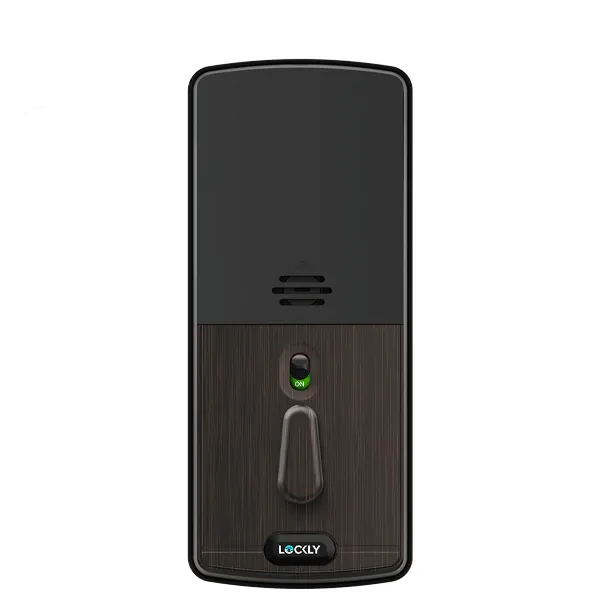 Lockly - PGD728FVB - Secure PLUS Fingerprint Biometric Electronic Deadbolt - Keypad - Bluetooth App Controlled - Venetian Bronze