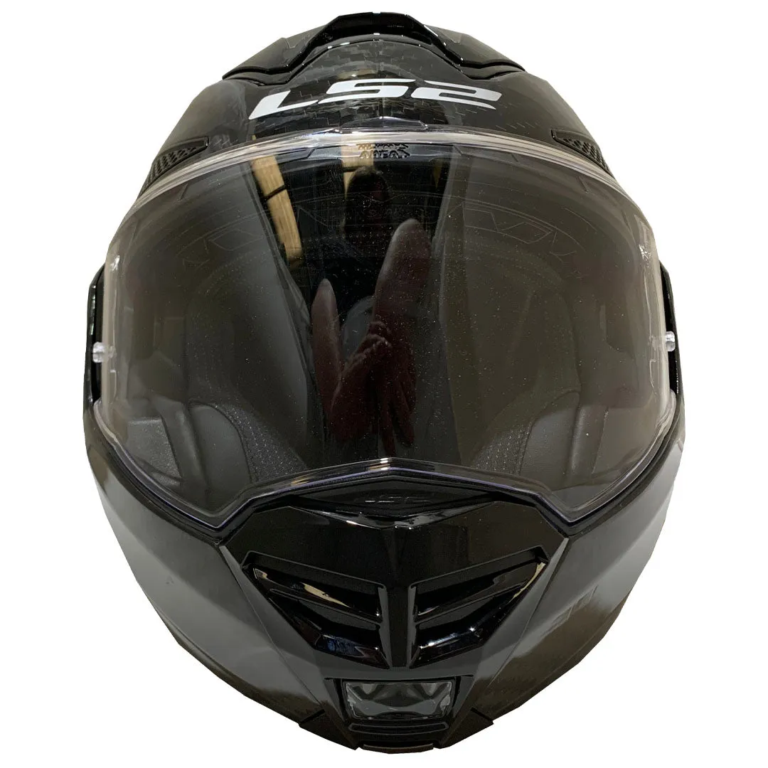 LS2 FF901 ADVANT X 4X UCS-06 Carbon Fibre Modular Flip Front Full / Open Face Motorcycle Helmet with intercom