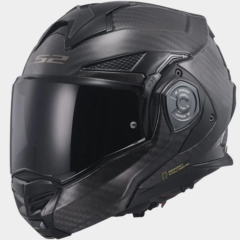 LS2 FF901 Advant X Carbon with Intercom and Clear and Dark Visor