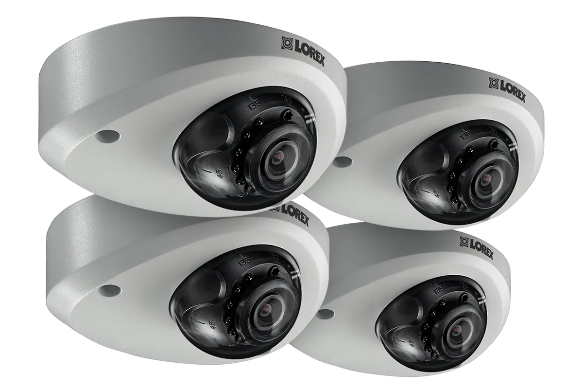 Mini Audio HD IP 1080p Dome Security Camera (4 pack)