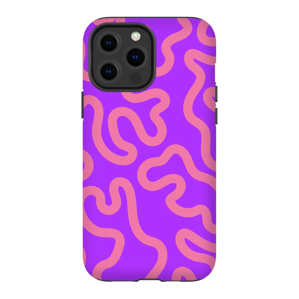 Neon Moments Phone Case - Purple