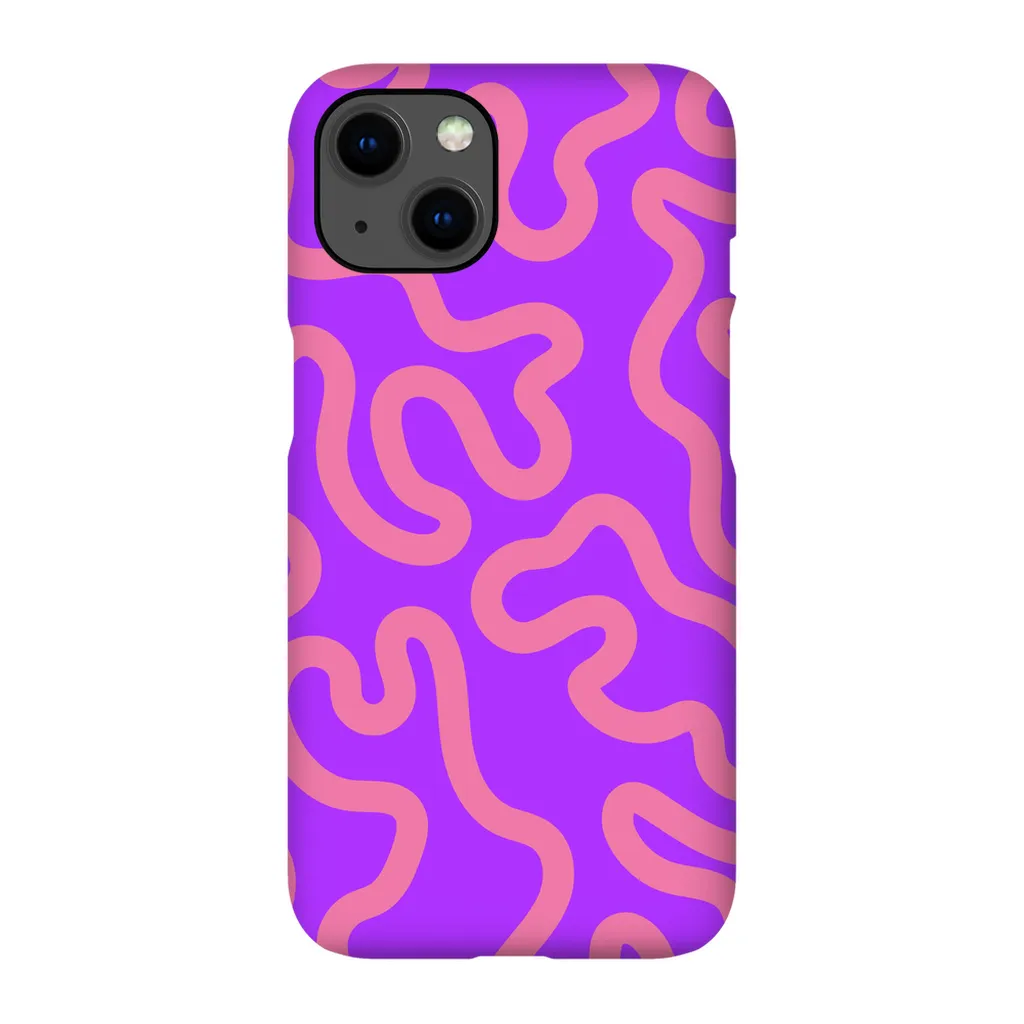 Neon Moments Phone Case - Purple