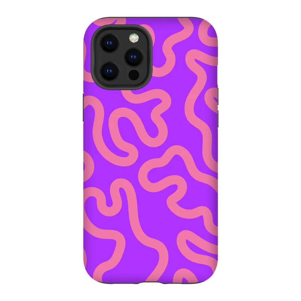 Neon Moments Phone Case - Purple