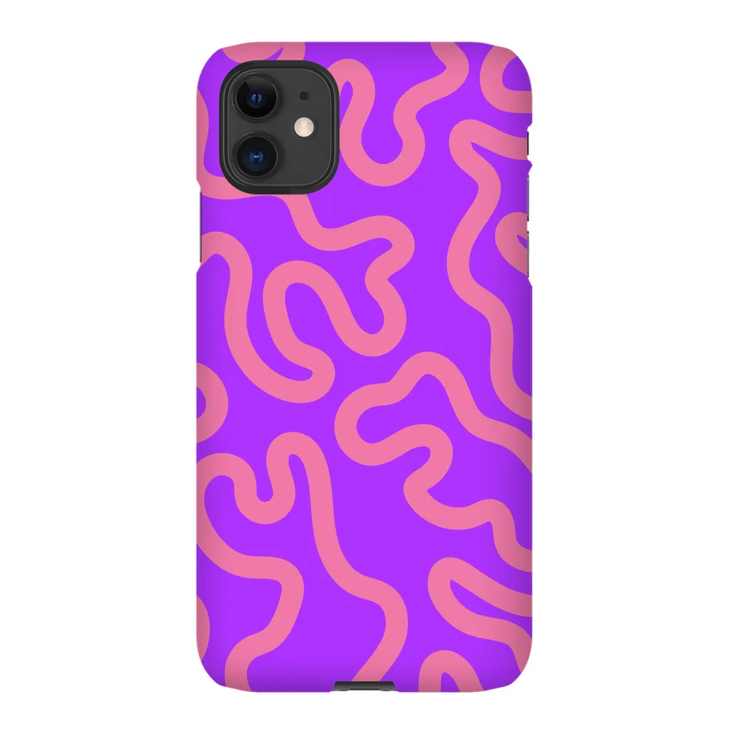 Neon Moments Phone Case - Purple