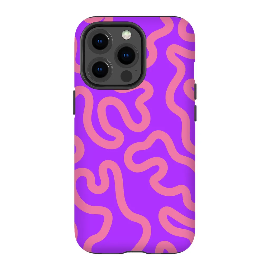 Neon Moments Phone Case - Purple